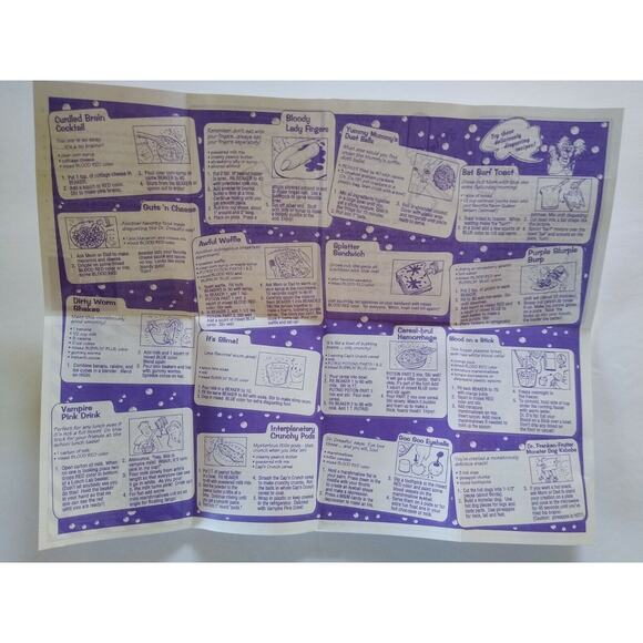 Doctor Dreadful LunchLab Lunch Box Mad Scientist Potions Cap'n Crunch Tyco Promo - Picture 10 of 11